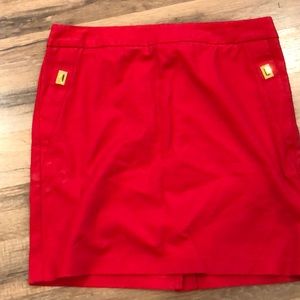 Dalia Collection Red Skirt